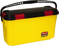 Rubbermaid - Plastic Bucket - 23.88" Long x 346.2mm High x 9-1/2" Wide, Yellow - Apex Tool & Supply