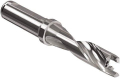 Seco - 18 to 18.99mm Diam, 3xD, 57mm Max Depth, 3/4" Shank Diam, 2.728" Flute, 5-13/32" OAL, Replaceable Tip Drill - SD403 Toolholder, Series Crownloc Plus - Apex Tool & Supply