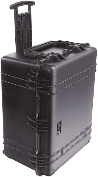 Pelican Products, Inc. - 24-7/32" Wide x 17-31/64" High, Shipping/Travel Case - Black, Polypropylene - Apex Tool & Supply