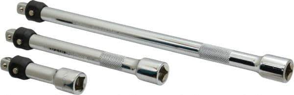 Paramount - 3/8" Drive Socket Locking Extension Set - 3 Pieces, Includes 3, 6, 10" Lengths - Apex Tool & Supply