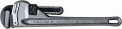 Paramount - 14" Aluminum Straight Pipe Wrench - 2" Pipe Capacity - Apex Tool & Supply
