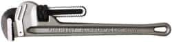 Paramount - 18" Aluminum Straight Pipe Wrench - 2-1/2" Pipe Capacity - Apex Tool & Supply