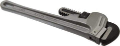 Paramount - 10" Aluminum Straight Pipe Wrench - 1-1/2" Pipe Capacity - Apex Tool & Supply