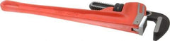 Paramount - 18" Cast Iron Straight Pipe Wrench - 2-1/2" Pipe Capacity - Apex Tool & Supply