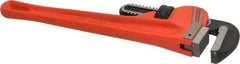 Paramount - 14" Cast Iron Straight Pipe Wrench - 2" Pipe Capacity - Apex Tool & Supply