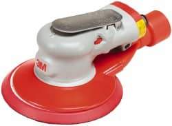 3M - 10,000 OPM, 17 CFM Air Consumption, 90 psi Air Pressure, Palm Air Orbital Sander - Round Pad, - Apex Tool & Supply