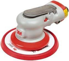 3M - 12,000 OPM, 17 CFM Air Consumption, 90 psi Air Pressure, Palm Air Orbital Sander - Round Pad, - Apex Tool & Supply