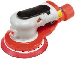 3M - 12,000 OPM, 17 CFM Air Consumption, 90 psi Air Pressure, Palm Air Orbital Sander - Round Pad, - Apex Tool & Supply