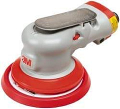 3M - 12,000 OPM, 17 CFM Air Consumption, 90 psi Air Pressure, Palm Air Orbital Sander - Round Pad, - Apex Tool & Supply