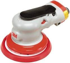 3M - 12,000 OPM, 17 CFM Air Consumption, 90 psi Air Pressure, Palm Air Orbital Sander - Round Pad, - Apex Tool & Supply