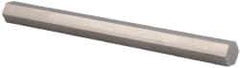 Value Collection - 7/16 Inch Width Across Flats, 304 Stainless Steel Hexagon Bar - 72 Inch Long - Apex Tool & Supply