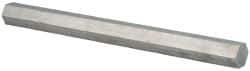 Value Collection - 1 Inch Width Across Flats x 36 Inch Long, Aluminum Hexagon Bar - Alloy 2011 - Apex Tool & Supply