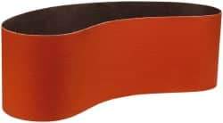 3M - 6" Wide x 48" OAL, 60 Grit, Ceramic Abrasive Belt - Ceramic, Medium, Coated, YF Weighted Cloth Backing, Wet/Dry, Series 984F - Apex Tool & Supply