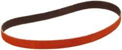 3M - 3/4" Wide x 18" OAL, 60 Grit, Ceramic Abrasive Belt - Ceramic, Medium, Coated, YF Weighted Cloth Backing, Wet/Dry, Series 984F - Apex Tool & Supply
