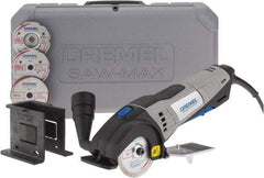 Dremel - 6 Amps, 3" Blade Diam, 17,000 RPM, Electric Circular Saw - 120 Volts, 7' Cord Length, 7/16" Arbor Hole, Left Blade - Apex Tool & Supply