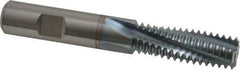 Emuge - 7/8-9 UNC, 0.621" Cutting Diam, 4 Flute, Solid Carbide Helical Flute Thread Mill - Internal Thread, 1.829" LOC, 4-1/4" OAL, 5/8" Shank Diam - Apex Tool & Supply
