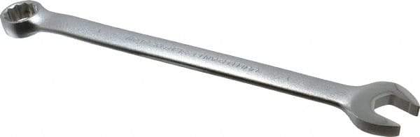 Proto - 1" 12 Point Offset Combination Wrench - 15° Offset Angle, 14" OAL, Steel, Satin Finish - Apex Tool & Supply