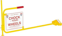 Vestil - 40-1/16" Wide x 20-1/8" High x 7-1/2" Deep, Steel Wheel Chock - Apex Tool & Supply