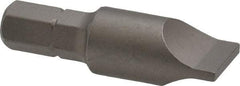 Wera - 1/2" x 0.078" Blade, 5/16" Drive Slotted Screwdriver Bit - 1-19/32" OAL - Apex Tool & Supply