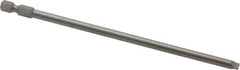 Wera - 7/32" Slotted Screwdriver Bit - 1/4" Hex Drive, 6" OAL - Apex Tool & Supply