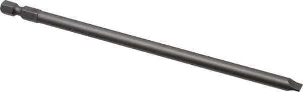 Wera - 1/4" Slotted Screwdriver Bit - 1/4" Hex Drive, 6" OAL - Apex Tool & Supply