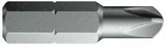 Wera - 1/4 Torq-Set Bit - 1/4" Hex Drive, 1-1/4" OAL - Apex Tool & Supply