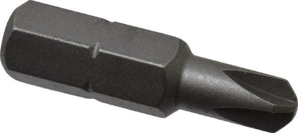 Wera - 1/4" Drive, #6 Torq-Set Mplus Screwdriver Bit - 1" OAL - Apex Tool & Supply