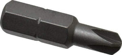 Wera - 1/4" Drive, #6 Torq-Set Mplus Screwdriver Bit - 1" OAL - Apex Tool & Supply