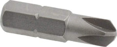 Wera - 1/4" Drive, #8 Torq-Set Mplus Screwdriver Bit - 1" OAL - Apex Tool & Supply