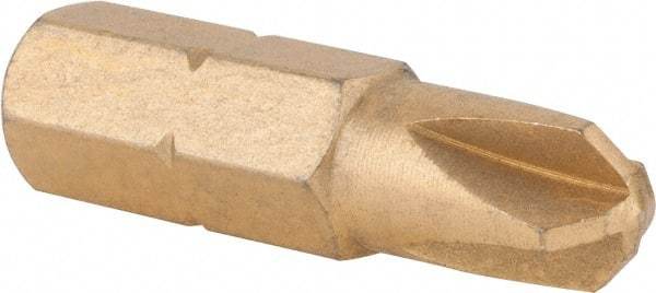 Wera - #10 Torq-Set Bit - 1/4" Hex Drive, 1" OAL - Apex Tool & Supply