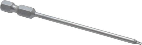Wera - 1/4" Drive T6 Torx Screwdriver Bit - 3-1/2" OAL - Apex Tool & Supply
