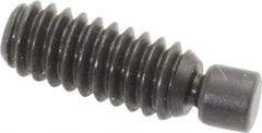 Gibraltar - 1/4-20, 3/4" OAL, Alloy Steel, Swivel Pad - Black Oxide Finish, 0.185" Pad Diam, 19/32" Thread Length, 7.5° Swivel Angle, 1/8" Hex Key - Apex Tool & Supply