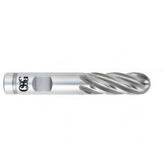 7/8" Dia. - 4-1/8" OAL - VC10-Ball End HP End Mill-6 FL - Apex Tool & Supply