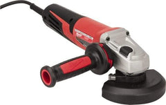 Milwaukee Tool - 5" Wheel Diam, 2,800 to 11,000 RPM, Corded Angle & Disc Grinder - 5/8-11 Spindle, 120 Volts, 13 Amps - Apex Tool & Supply