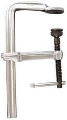 Bessey - 4-3/4" Deep Throat, 24" Max Capacity, Standard Sliding Arm Clamp - 1,880 Lb Clamping Pressure, 0.7" Spindle Diam - Apex Tool & Supply