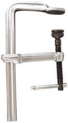 Bessey - 4-3/4" Deep Throat, 12" Max Capacity, Standard Sliding Arm Clamp - 1,880 Lb Clamping Pressure, 0.7" Spindle Diam - Apex Tool & Supply