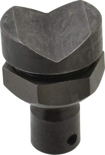 Bessey - 1 Piece, Plastic Cap Pivoting V-Groove Clamp Pad - 35° Pivot Angle, For Use with Bessey 1200, 1800, 2400 & 4800 Series Clamps - Apex Tool & Supply
