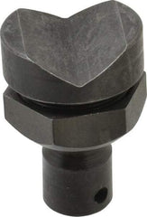 Bessey - 1 Piece, Plastic Cap Pivoting V-Groove Clamp Pad - 35° Pivot Angle, For Use with Bessey 1200, 1800, 2400 & 4800 Series Clamps - Apex Tool & Supply