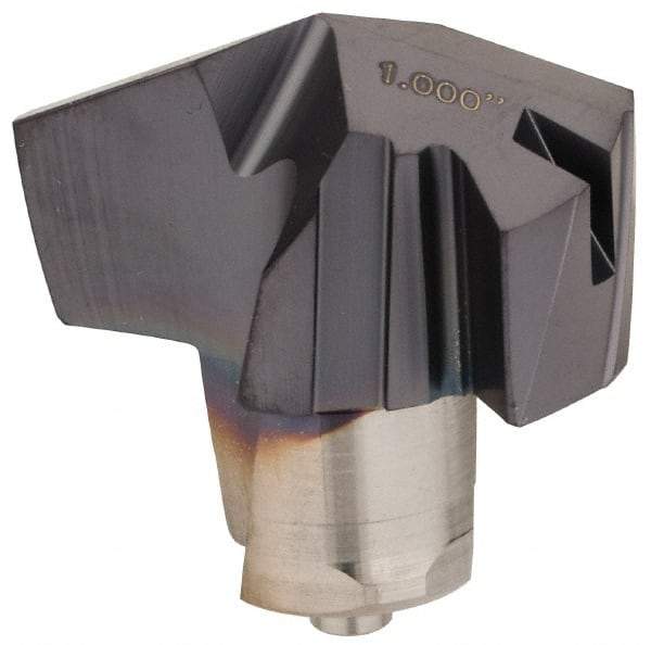 Iscar - Series ICM, 1" Diam Grade IC908 140° Replaceable Drill Tip - Carbide, TiAlN Finish, 25 Seat Size, Through Coolant - Apex Tool & Supply
