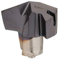Iscar - Series ICM, 1" Diam Grade IC908 140° Replaceable Drill Tip - Carbide, TiAlN Finish, 25 Seat Size, Through Coolant - Apex Tool & Supply
