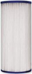 Dupont - 4" OD, 20µ, Universal Heavy Duty Whole House Pleated Poly Cartridge Filter - 10" Long, Reduces Sediments & Rust - Apex Tool & Supply