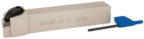 Iscar - DWLN, Right Hand Cut, 95° Lead Angle, 1" Shank Height x 1" Shank Width, Negative Rake Indexable Turning Toolholder - 6" OAL, WN..43. Insert Compatibility, Series Isoturn - Apex Tool & Supply