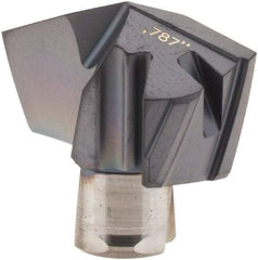 Iscar - Series ICP-2M, 0.787" Diam Grade IC908 140° Replaceable Drill Tip - Carbide, TiAlN Finish, 20 Seat Size, Through Coolant - Apex Tool & Supply