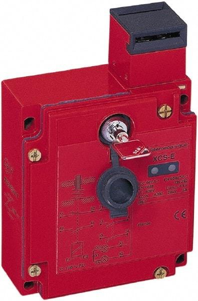 Telemecanique Sensors - NO/2NC Configuration, 24/48 VAC/VDC, Multiple Amp Level, Metal Key Safety Limit Switch - 98mm Wide x 44mm Deep x 146mm High, IP67 Ingress Rating - Apex Tool & Supply
