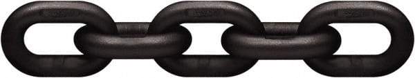 CM - 7/32" Welded Alloy Chain - 2,700 Lb Capacity, Grade 100, 800' Long, Alloy Steel, Powder Coated Finish - Apex Tool & Supply