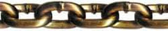 CM - 3/8" Welded Transport Chain - 6,600 Lb Capacity, Grade 70, 200' Long, Carbon Steel, Yellow Chromate Finish - Apex Tool & Supply