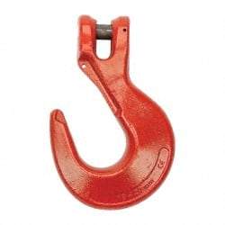 CM - 3/4 Inch Chain Diameter, Grade 100 Clevis Hook - 35,300 Lbs. Load Capacity, 0.88 Inch Inside Diameter, 0 Inch Pin Diameter, 2.09 Inch Hook Throat, 10.8 Inch Overall Length, 7.09 Inch Hook Width - Apex Tool & Supply