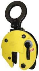 CM - 6,600 Lbs. Load Capacity Plate Clamp - 1-1/4 Inch Max Grip, 1-1/4 Inch Bale Opening, 3.78 Inch Throat Depth, 5.2 Inch Thick and 3.15 Inch Eye Length x 3.15 Inch Eye Width - Apex Tool & Supply