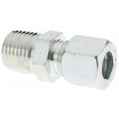 Parker - Metal Flareless Bite Type Tube Fittings Outside Diameter (mm): 8 Fitting Type: Male Connector - Apex Tool & Supply