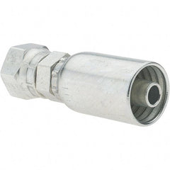 Parker - 11/16-16 Seal-Lok Steel Hydraulic Hose Swivel - -6 Hose Size, 3/8" Hose Diam - Apex Tool & Supply
